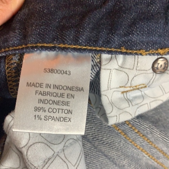 DC Dark Blue Wash Straight Fit Women’s Jeans Size 30*30 - Picture 11 of 13